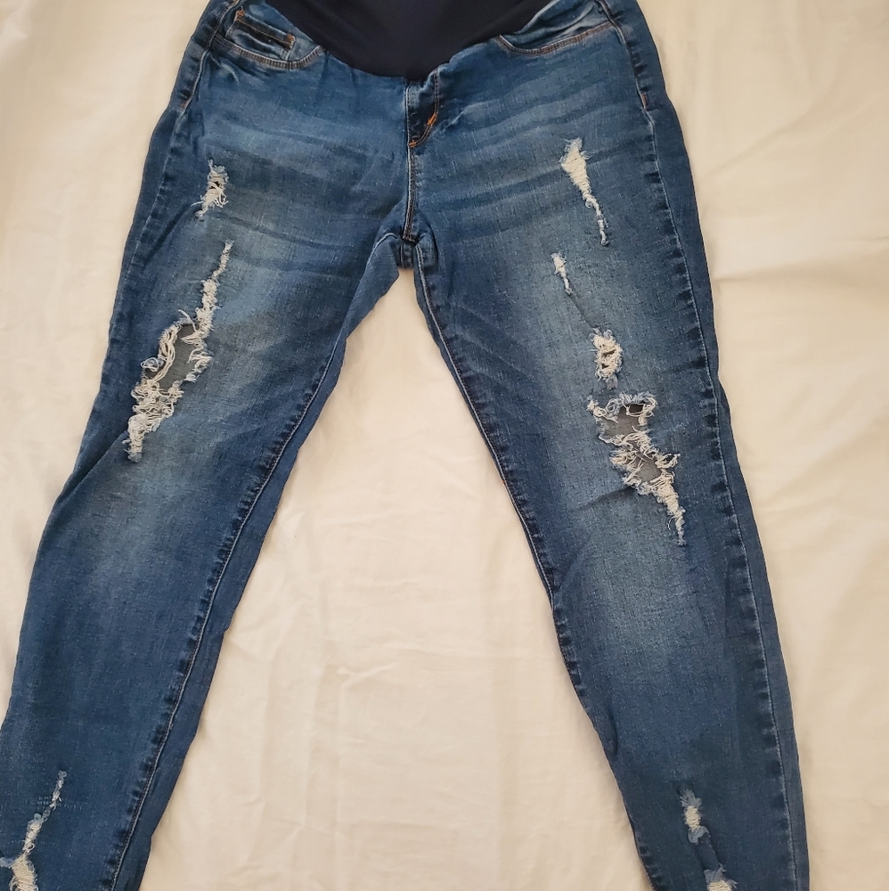 Ripped Maternity jeans size L
